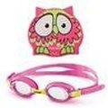 Head Goggle Set Meteor Character Pink/Lime