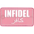 Clawgear Infidel Rubber Patch Pink/White