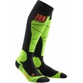 CEP Ski Merino Socks Men Black / Lime