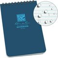 Rite in the Rain Top Spiral Notebook 4" x 6" Blue