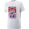 Salomon Outlife Graphic Tee Mens White / Red