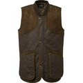 Chevalier Vintage Shooting Vest Men Leather Brown