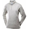 Devold Nansen Sweater Zip Neck Grey melange