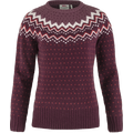 Fjällräven Övik Knit Sweater Womens Dark Garnet (356)