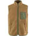 Fjällräven Vardag Pile Fleece Vest Mens Buckwheat Brown/Laurel Green (232-625)