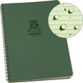 Rite in the Rain Side Spiral Notebook 17x22cm Green