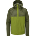 RAB Downpour Eco Waterproof Jacket Mens Army/Aspen Green