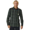 Rip Curl Quality Surf Products Flannel Mens Washed Green