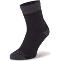 Sealskinz Wretham Waterproof Warm Weather Ankle Length Sock Black / Dark Grey