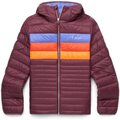Cotopaxi Fuego Down Hooded Jacket Womens Wine Stripes