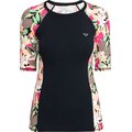 Roxy SS Lycra Printed Womens Anthracite Palm Song