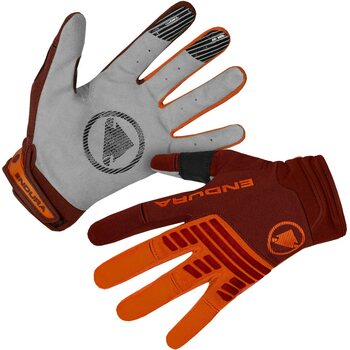 Endura Singletrack Glove, Tangerine, S