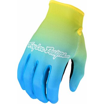 Troy Lee Designs Flowline Glove, Faze Blue / Yellow, XXL