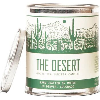 Moore Candle, The Desert - White Tea Juniper, Pint