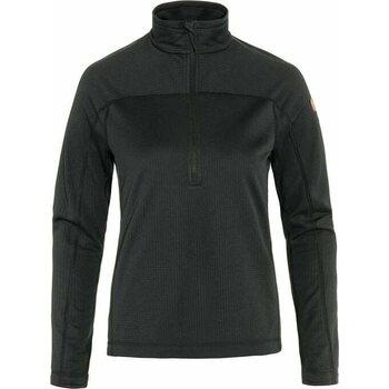 Fjällräven Abisko Lite Fleece Half Zip Womens, Black (550), L