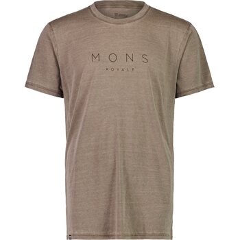 Mons Royale Zephyr T-Shirt Mens, Walnut, S
