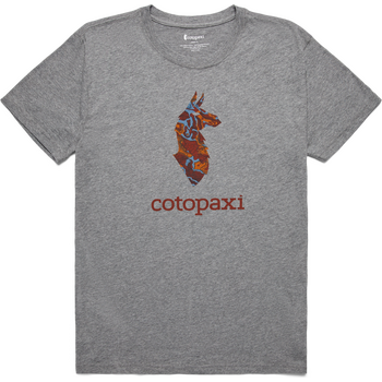 Cotopaxi Altitude Llama Organic T-Shirt Mens, Heather Grey, S