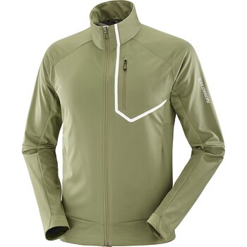 Salomon Gore-Tex Infinium Windstopper Pro Jacket Mens, Deep Lichen Green, M