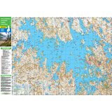 Etelä-Konnevesi Leivonmäki Isojärvi 1:25 000, vedenkestävä ulkoilukartta 2019