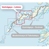 Calazo Lofoten: Vestvågøya – Leknes -vuoristokartta 1:30.000, 2021