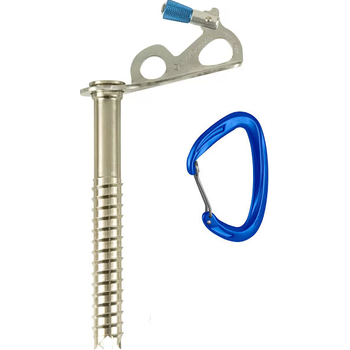 Ice screw & Carabiner for Snowkite