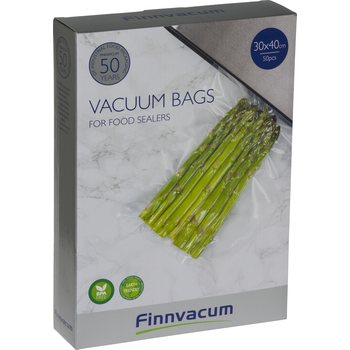 Finnvacum Vakuumipussi 300mmx400mm (uritettu)  50kpl/Lahjapaketti
