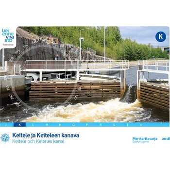 Sisävesikarttasarja K, Keitele ja Keiteleen kanava, 1:40 000 (2018)