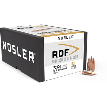 Nosler RDF 22 70 HPBT (500 kpl)