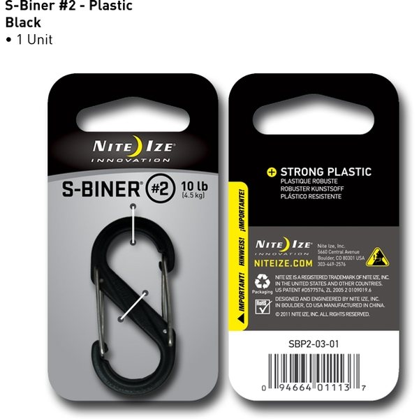 Nite Ize S-Biner Plastic Size #2