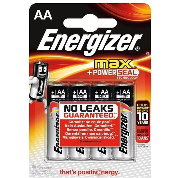 Energizer Batteri AA/LR6 Max 4-pack