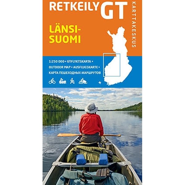 Retkeily GT, Länsi-Suomi, 1:250 000, 2015