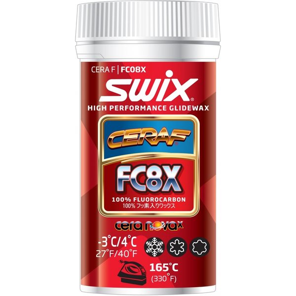 Swix FC8X Cera F powder +4°C/-4°C, 30g