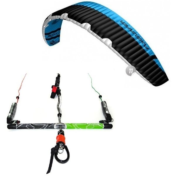 Flysurfer Sonic2 11.0 -"ready to fly" w/ Infinity 3.0 Airstyle Control Bar
