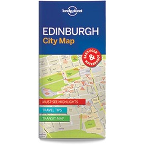 Lonely Planet Edinburgh City Map