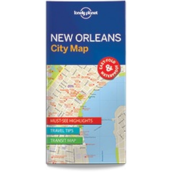 Lonely Planet New Orleans City Map