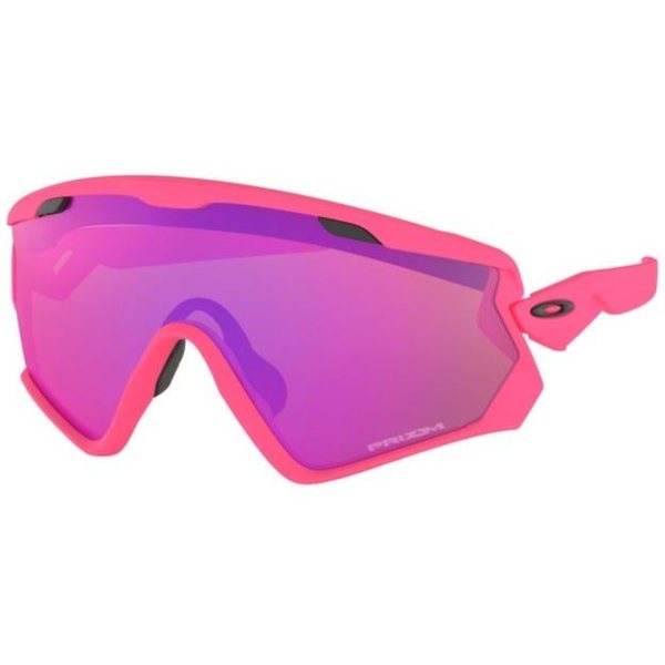 Oakley Wind Jacket 2.0, Matte Neon Pink w/ Prizm Trail