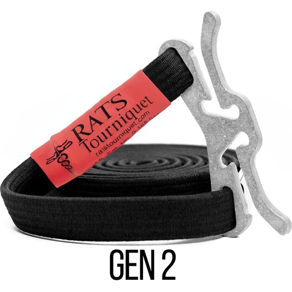 Rats Medical R.A.T.S - Rapid Application Tourniquet, Black - GEN 2