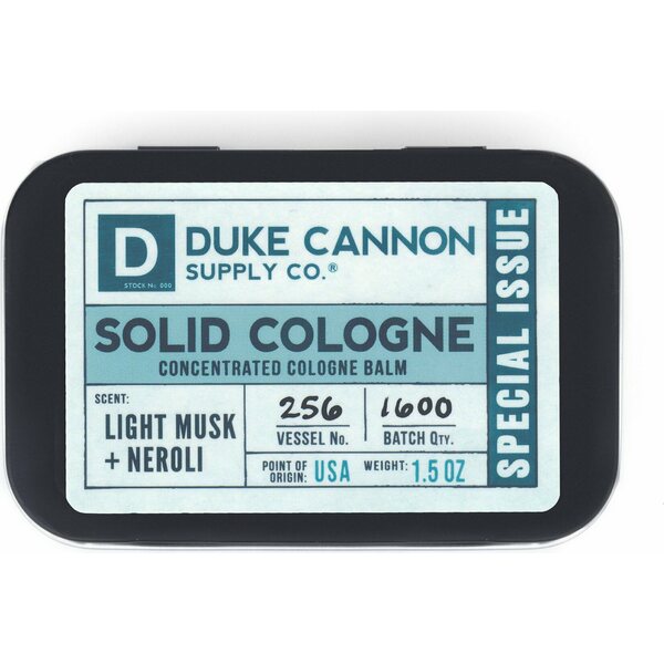 Duke Cannon Solid Cologne - Light Musk + Neroli (Special Issue)