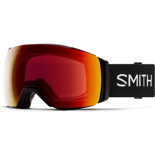Smith I/O Mag XL, Black w/ ChromaPop Sun Red Mirror + Storm Yellow Flash